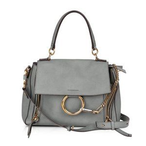 Faye day bag - Chloé (Cloud Blue) (11 x 8.7 x 4.3 inches)